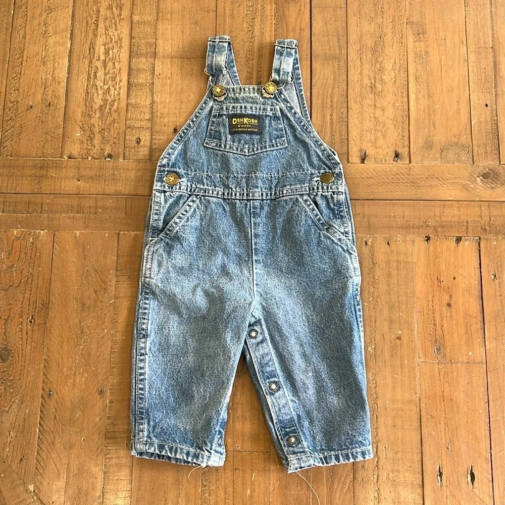 Oshkosh vintage denim overalls